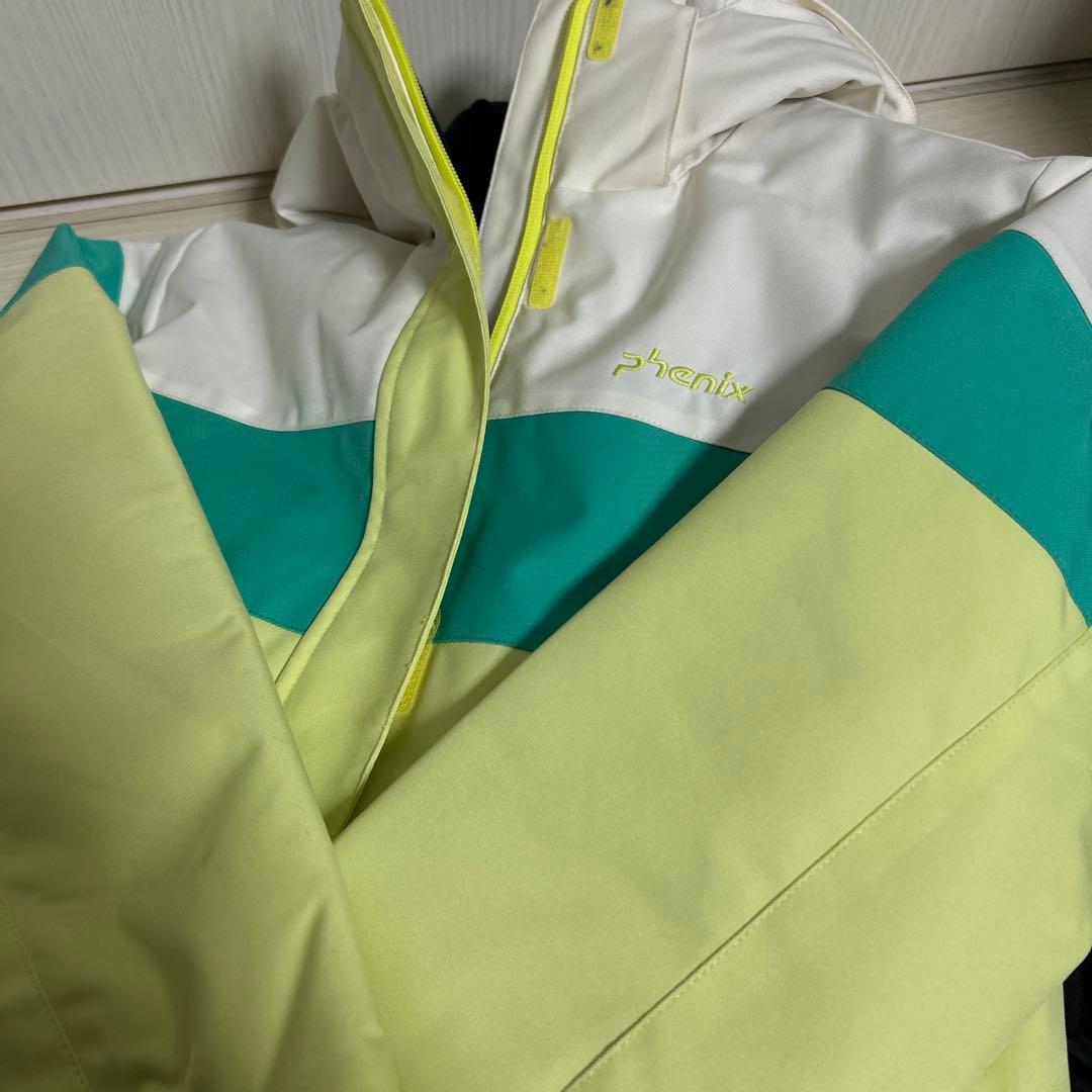 phenix フェニックス　子ども用 スキーウェア 150 イエロー/グリーン
