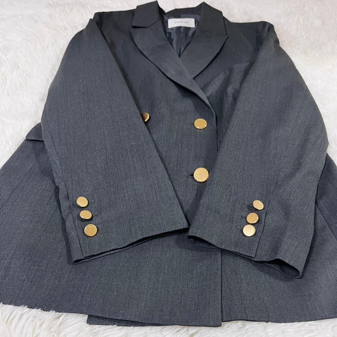 美品 23秋冬モデル FRAY I.D ダブルブレストピークドラペルジャケット1