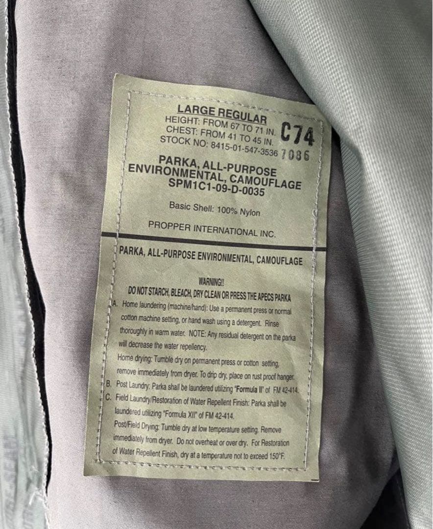 USAF APECS GORE-TEX ゴアテックス パーカー