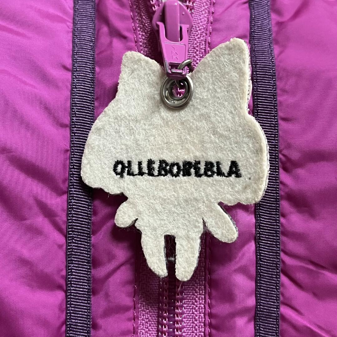 OLLEBOREBLA アルベロベロ ぶたさん刺繍 ダウンベスト チャーム付き