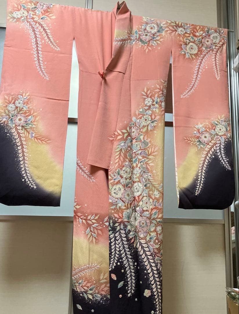 翠山工房　辻ヶ花　正絹振袖