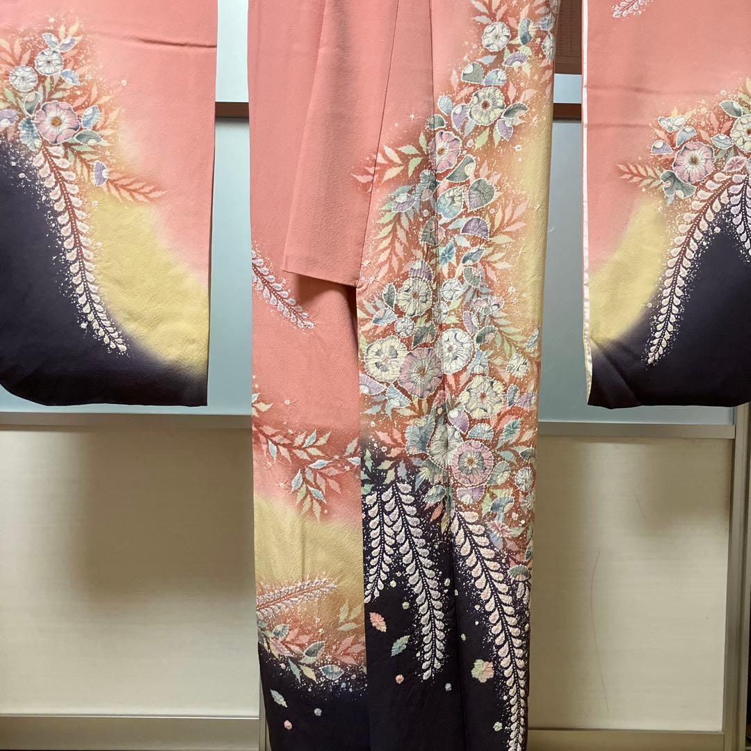 翠山工房　辻ヶ花　正絹振袖