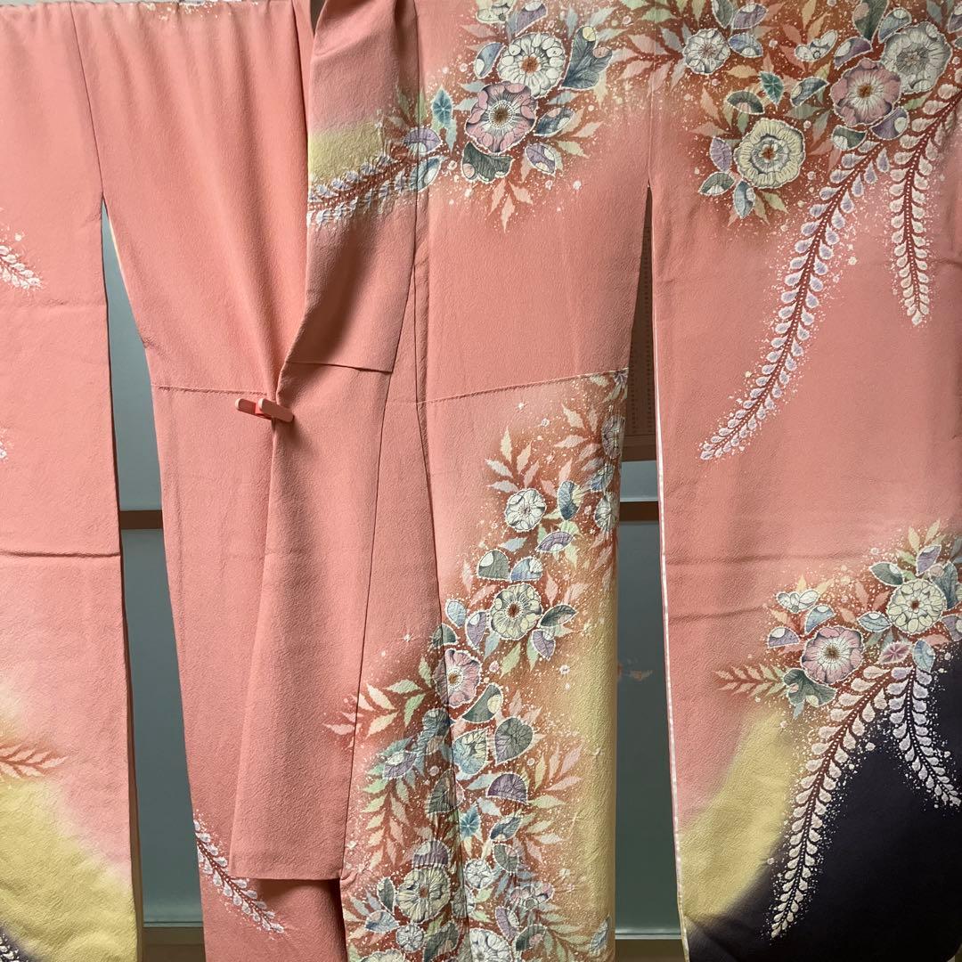 翠山工房　辻ヶ花　正絹振袖