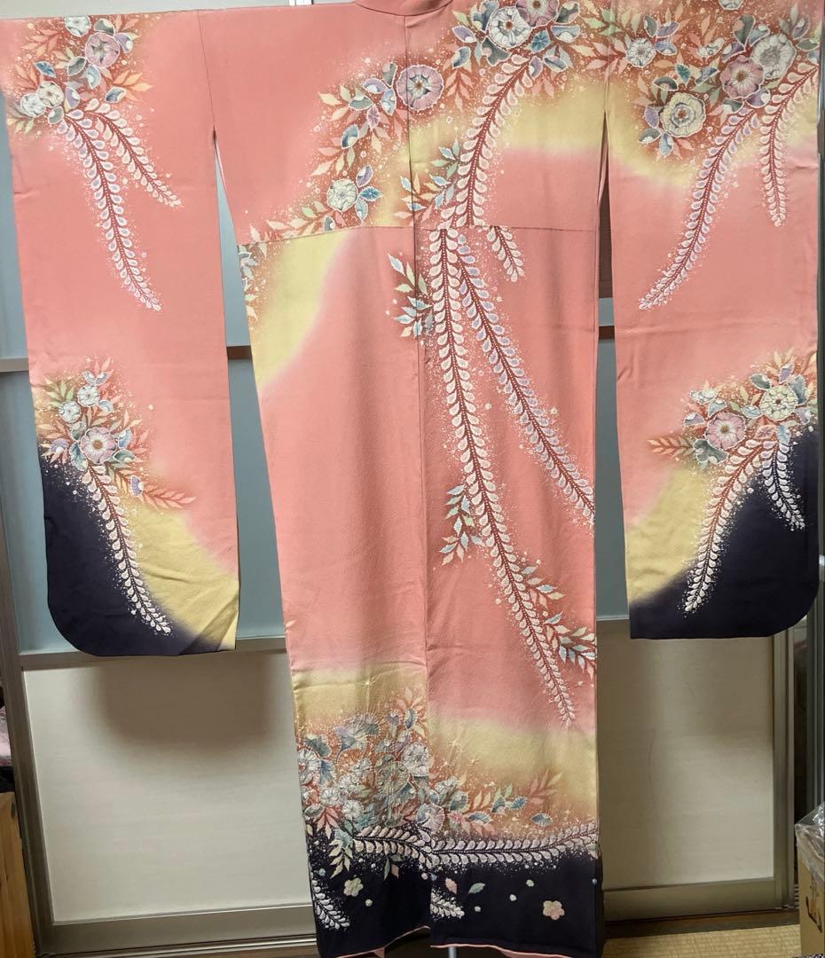 翠山工房　辻ヶ花　正絹振袖