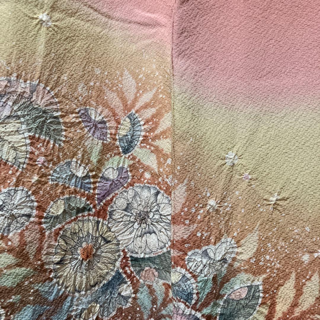 翠山工房　辻ヶ花　正絹振袖