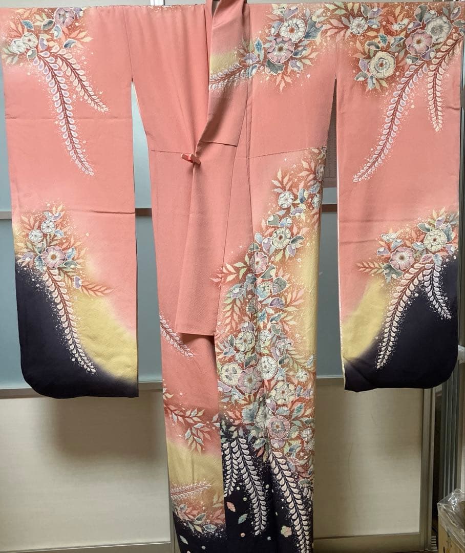 翠山工房　辻ヶ花　正絹振袖