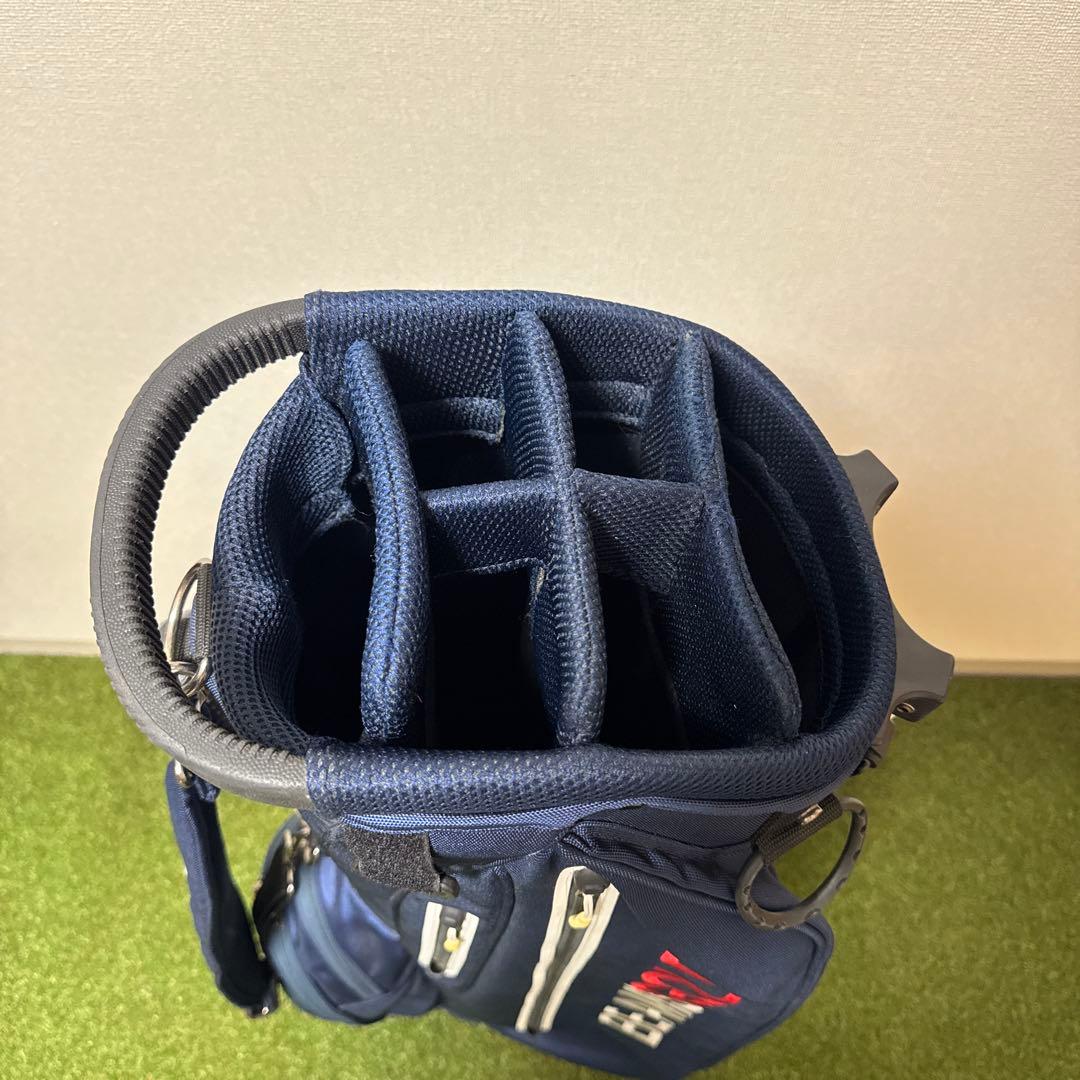 BEAMS GOLF ビームスゴルフ ネイビー キャディバッグ スタンド式