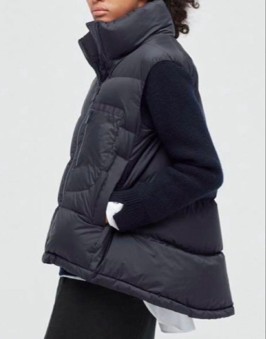 【新品】UNIQLO ＋J ダウンベスト M ブラック