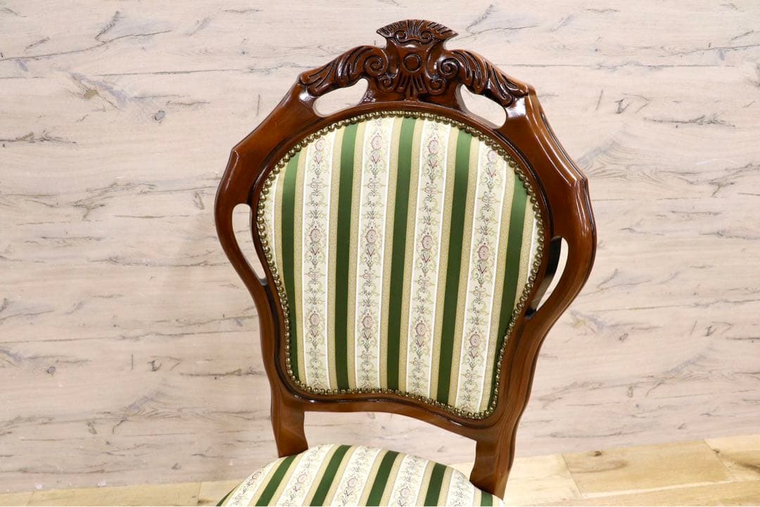 GMIK245B○イタリア製 ヴェローナクラシック ダイニングチェア 2脚セッ