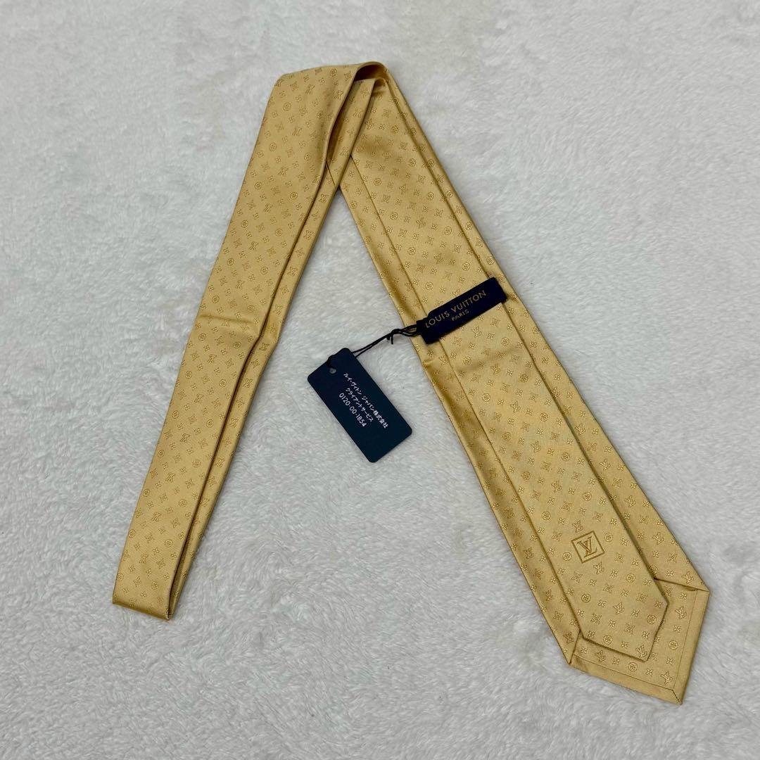 未使用 LOUIS VUITTON ネクタイ モノグラム シルク100 現行