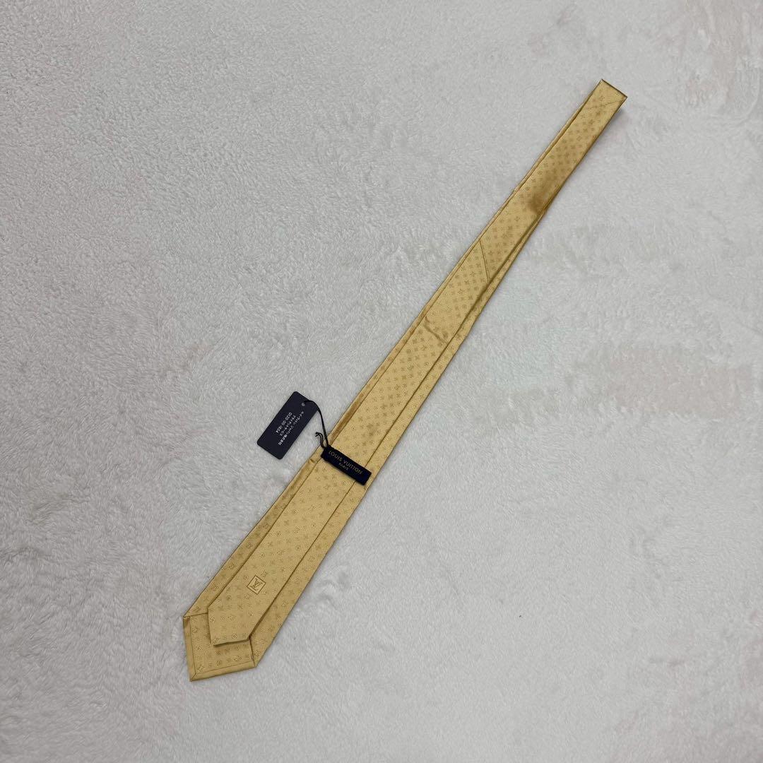未使用 LOUIS VUITTON ネクタイ モノグラム シルク100 現行