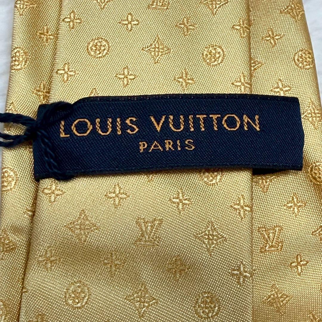 未使用 LOUIS VUITTON ネクタイ モノグラム シルク100 現行