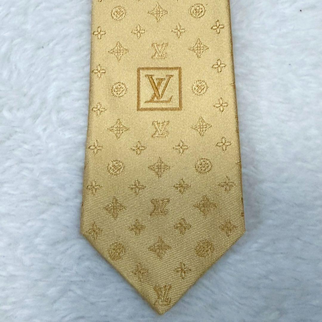 未使用 LOUIS VUITTON ネクタイ モノグラム シルク100 現行