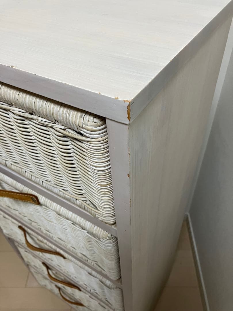 チェスト　籐　ラタン　奥行30 収納家具