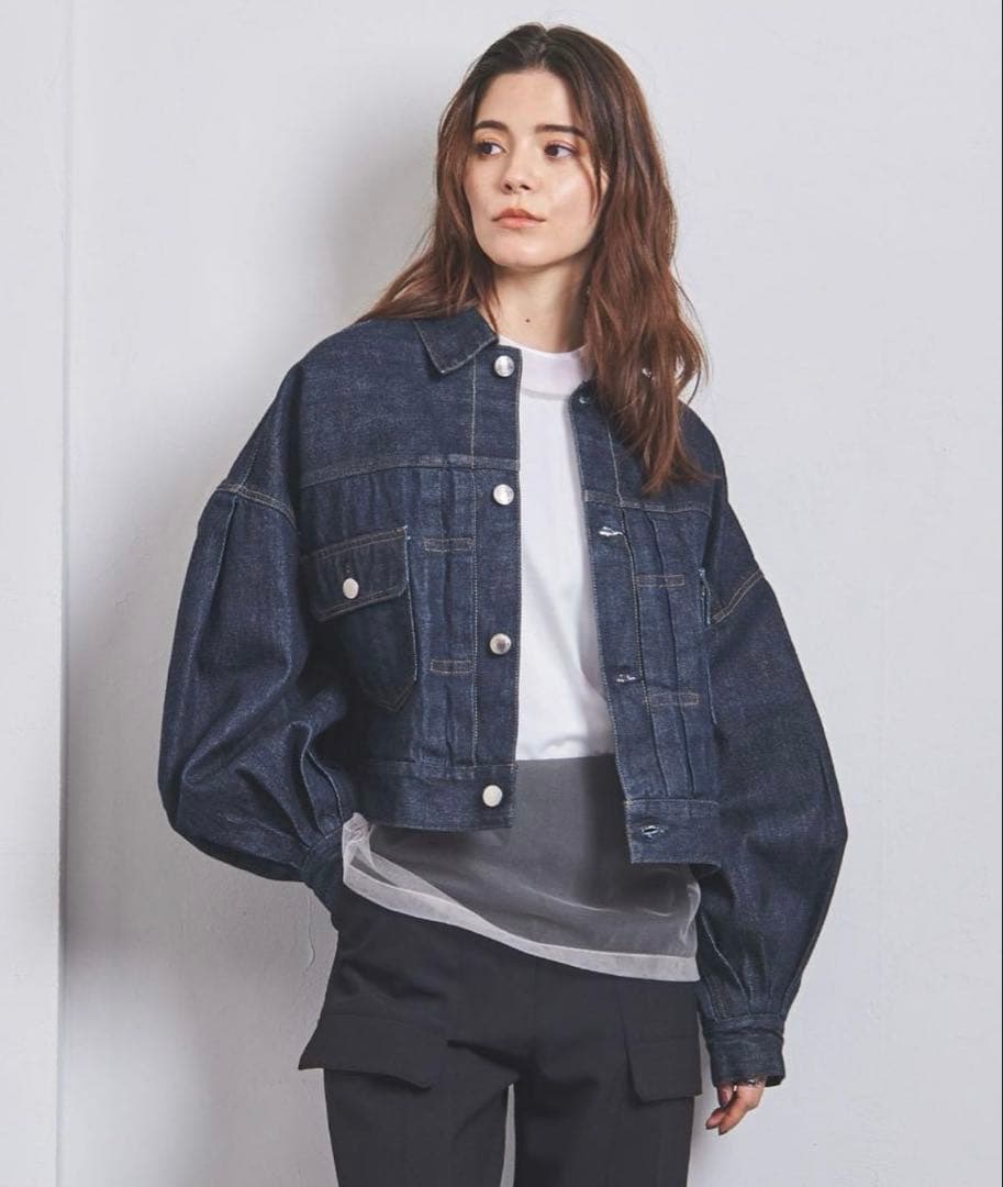 ジャケット・アウター HYKEUNITED BALLOON SLEEVE DENIM JACKET
