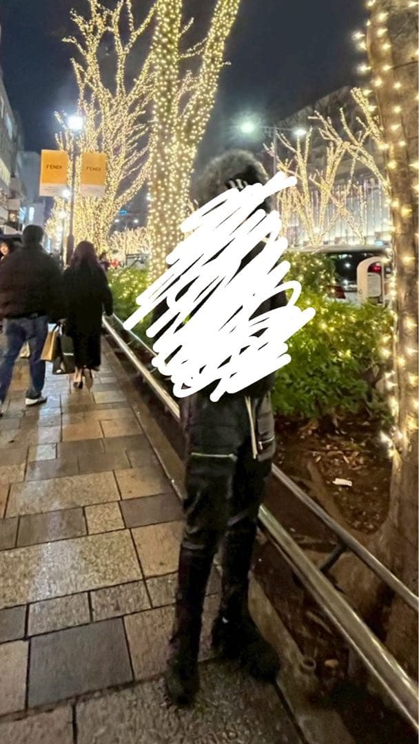 Danke Schön ブラック レザーパンツ