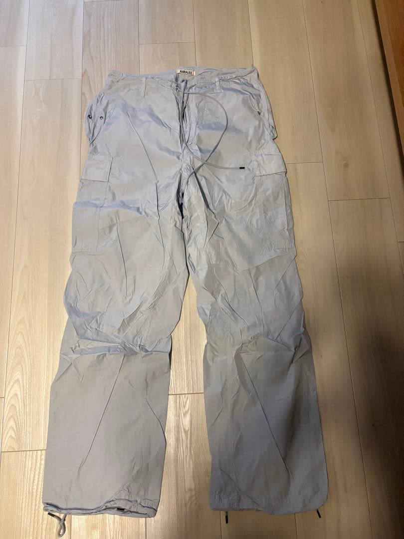 AURALEE オーラリー LIGHT NYLON FATIGUE PANTS