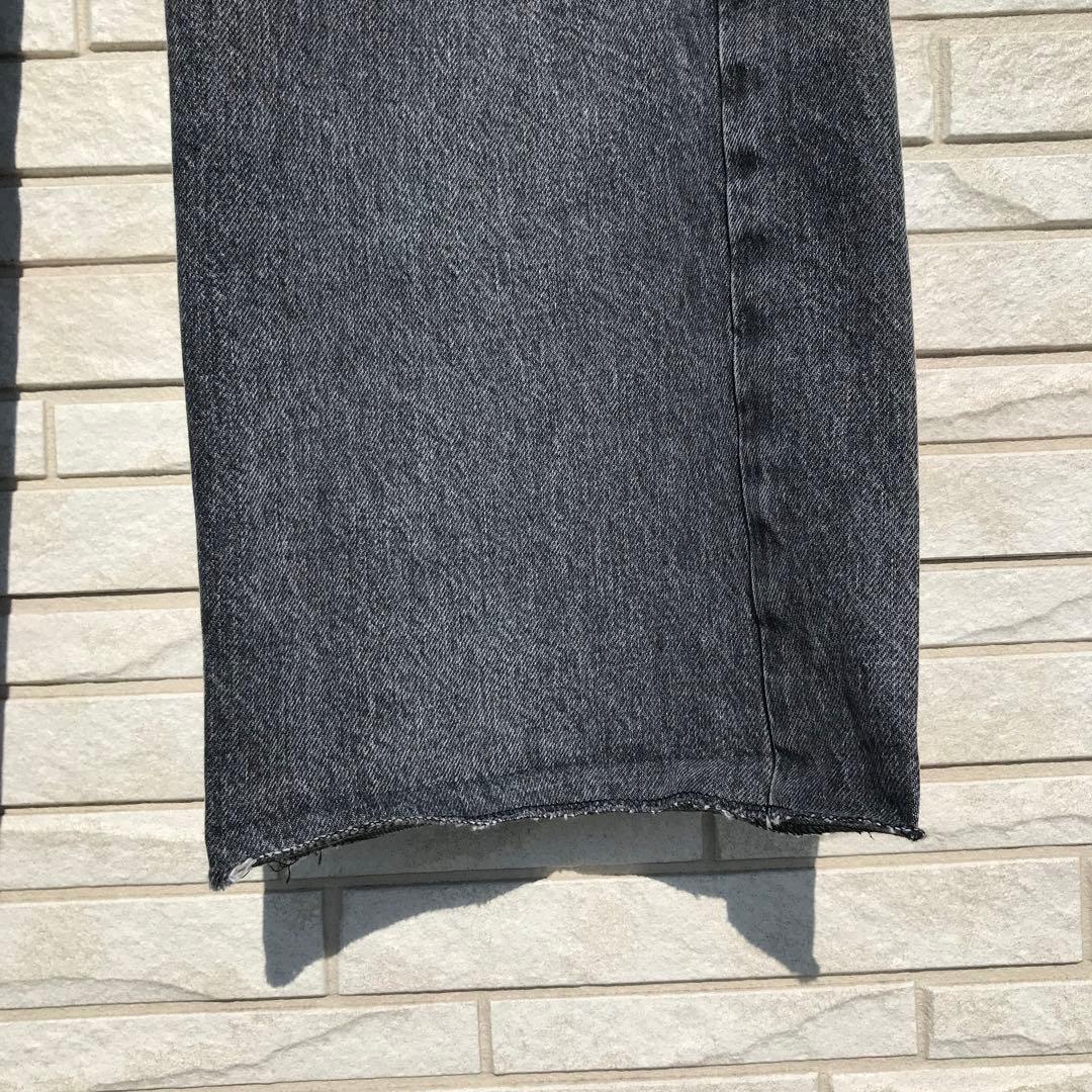 コミッション　カーゴパンツ　28　ブラック　デニム