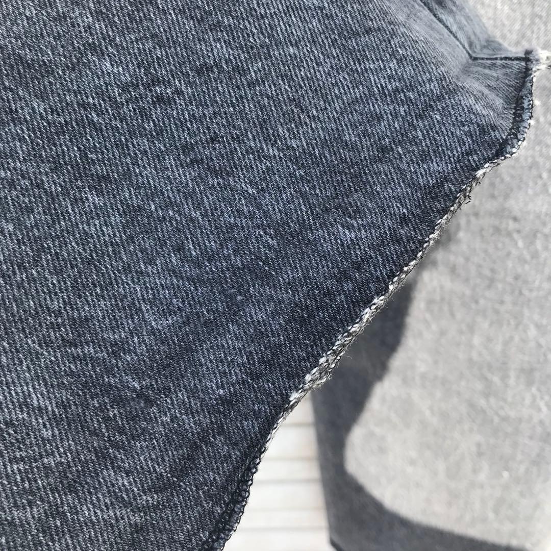 コミッション　カーゴパンツ　28　ブラック　デニム