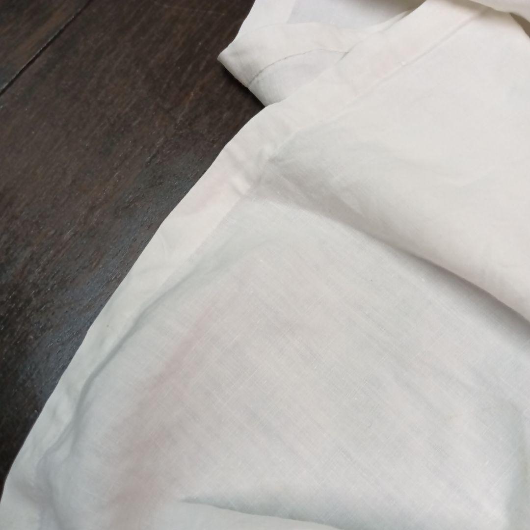 france vintage シーツ リペア部分 リネン＆コットン ブロカント