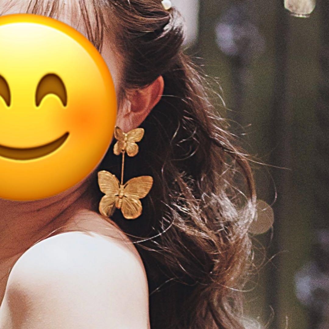 JENNIFER BEHR】バタフライピアス　ジェニファー・ベア