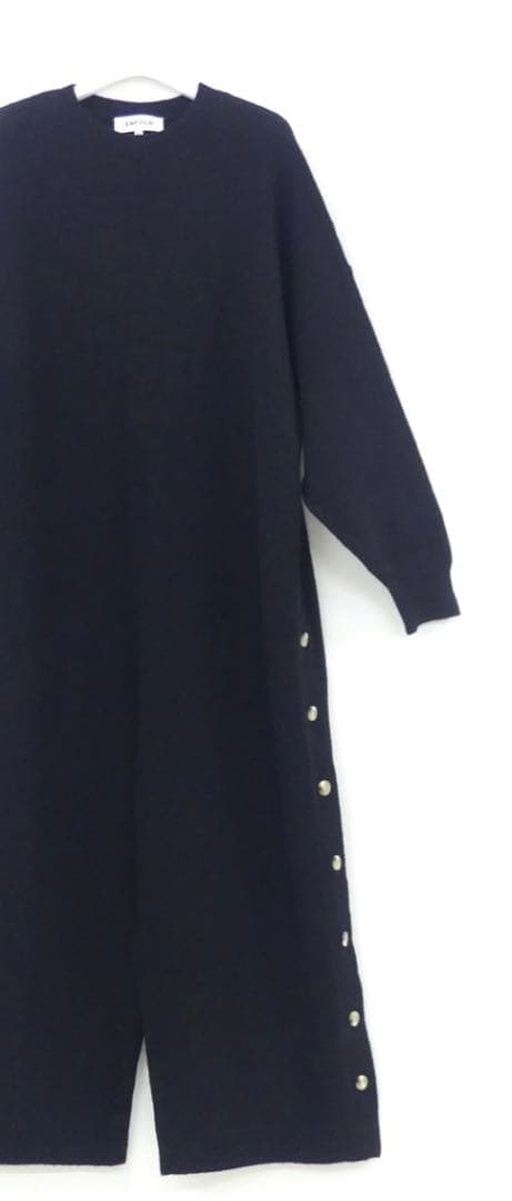 エンフォルド　クリーニング済ENFOLD メリノウール　オールインワン　ニット