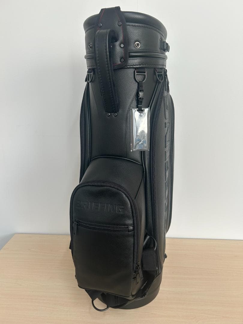 BRIEFING　ブラックレザーゴルフキャディバッグ　新品未使用 045