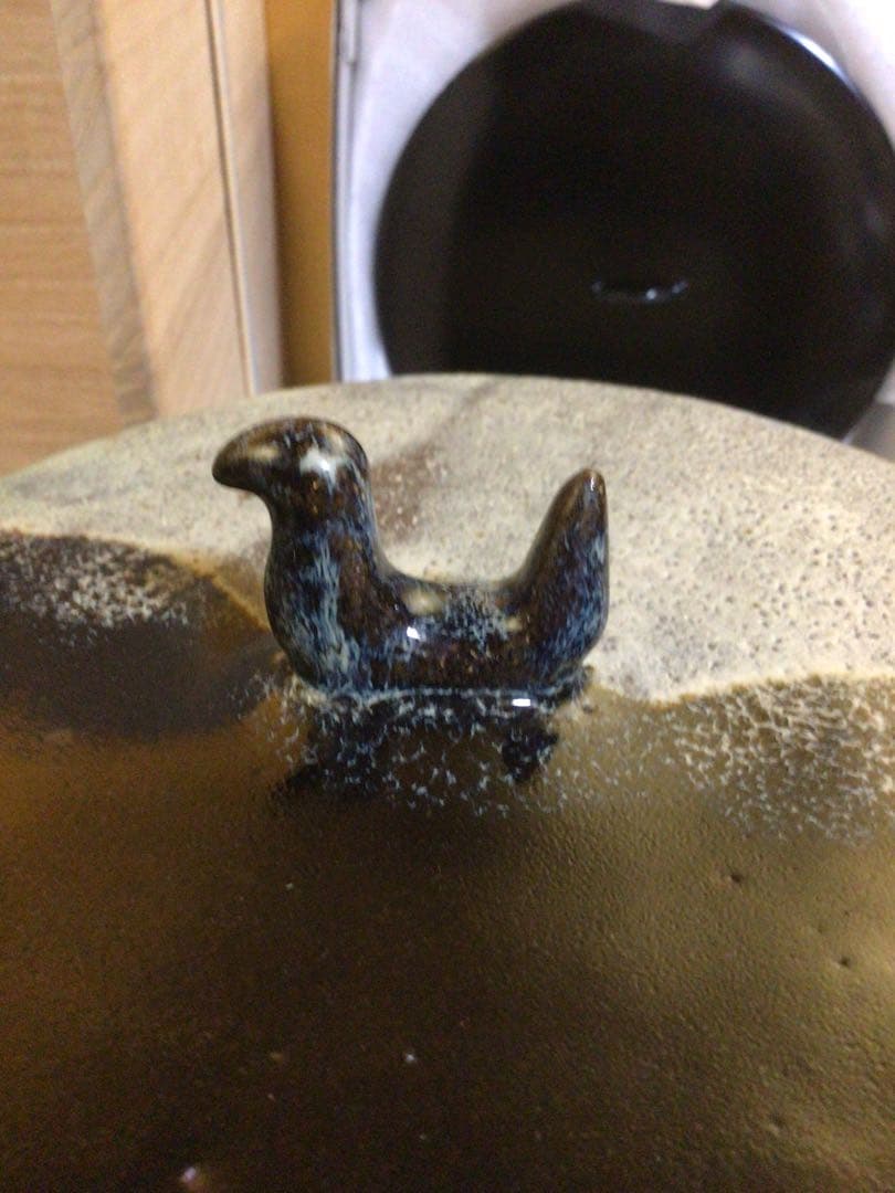 茶道具 替え蓋付き 水指 共箱付き