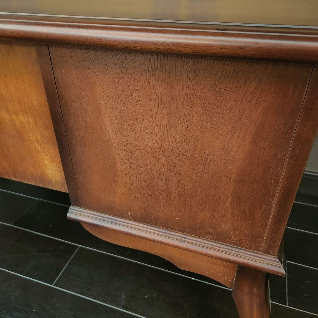 東海家具　KENT ケント デスク　机 マホガニー 木製　ヴィンテージ　猫脚