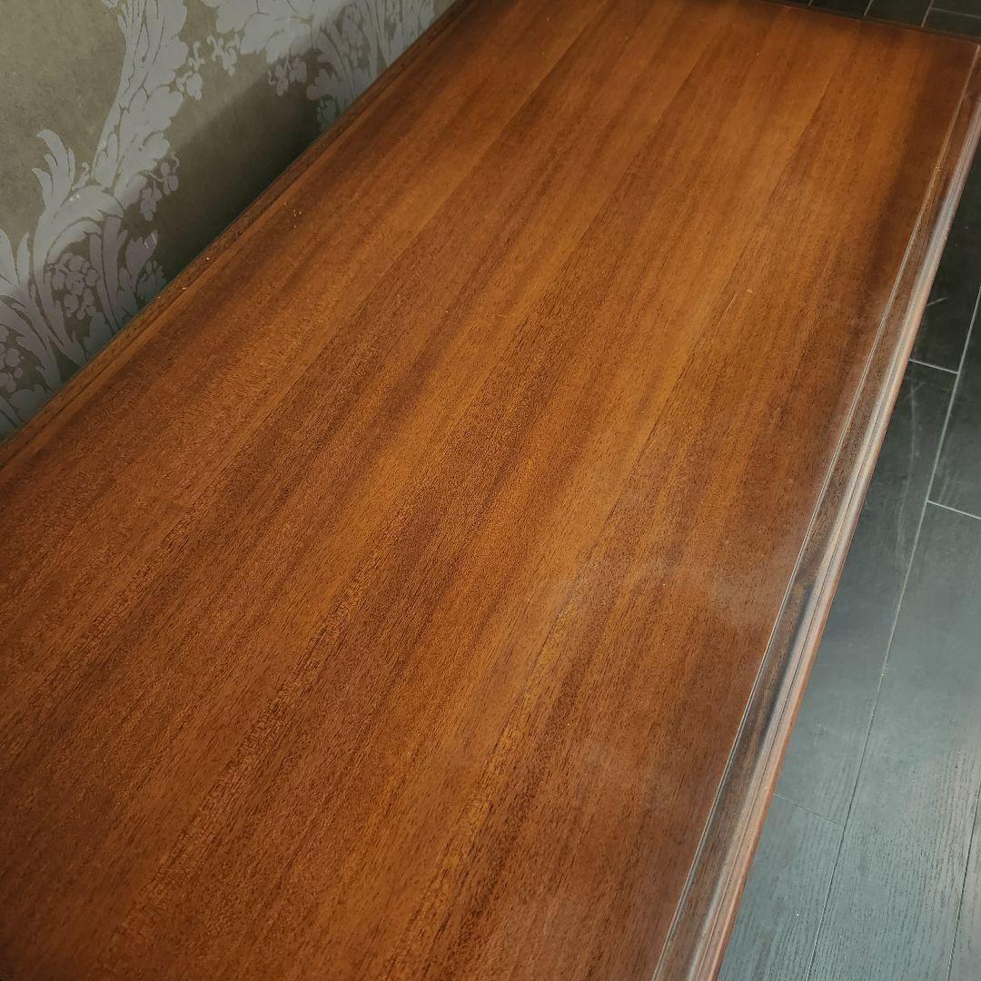 東海家具　KENT ケント デスク　机 マホガニー 木製　ヴィンテージ　猫脚