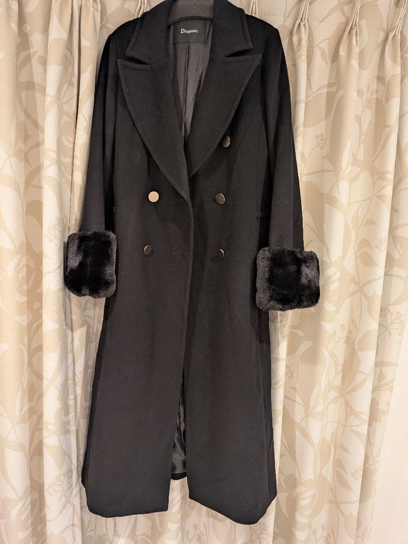 Diagram ビーバーロングコート　黒　36