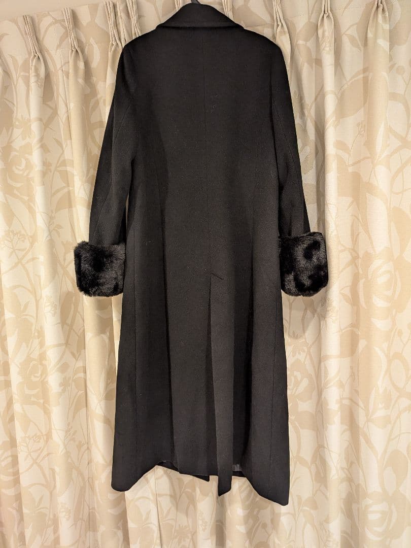 Diagram ビーバーロングコート　黒　36