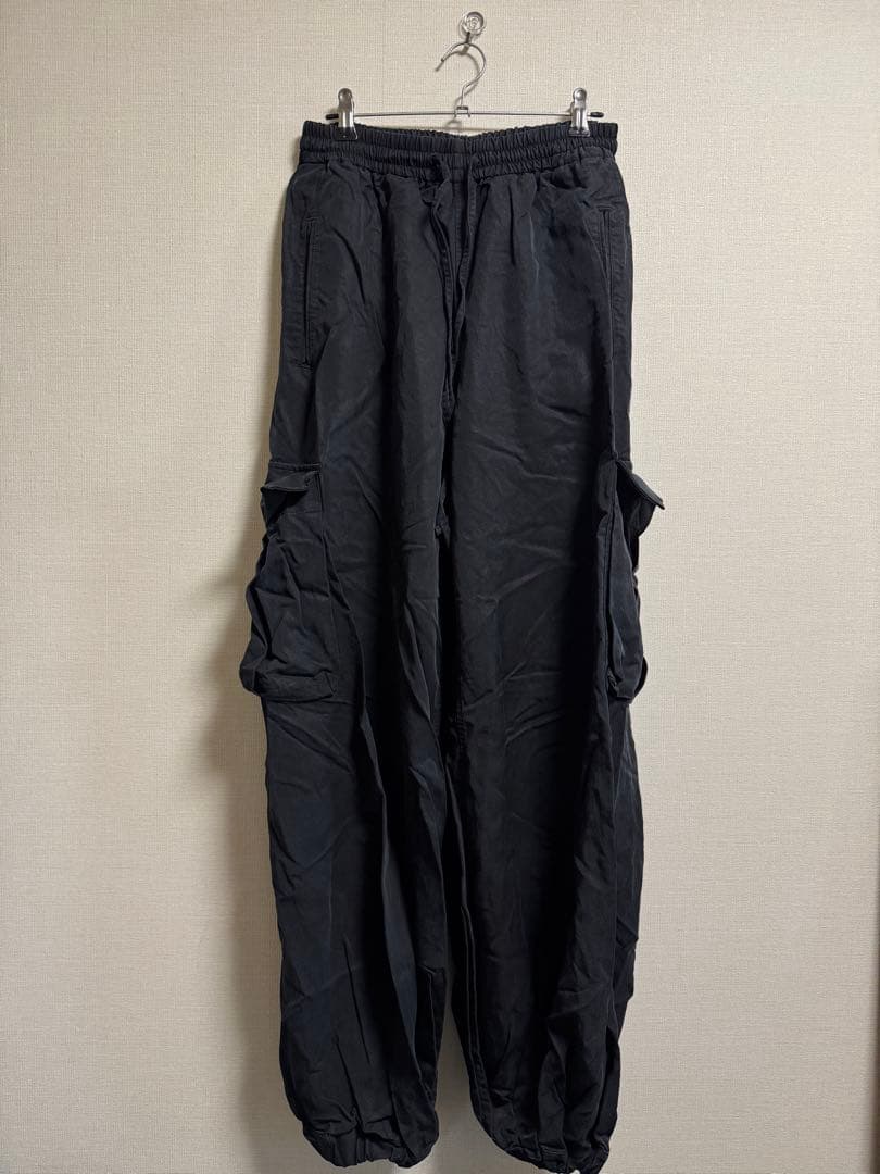 Y-3 ブラック カーゴパンツ