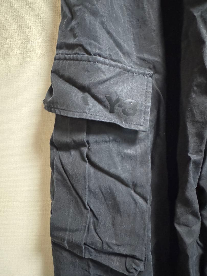 Y-3 ブラック カーゴパンツ