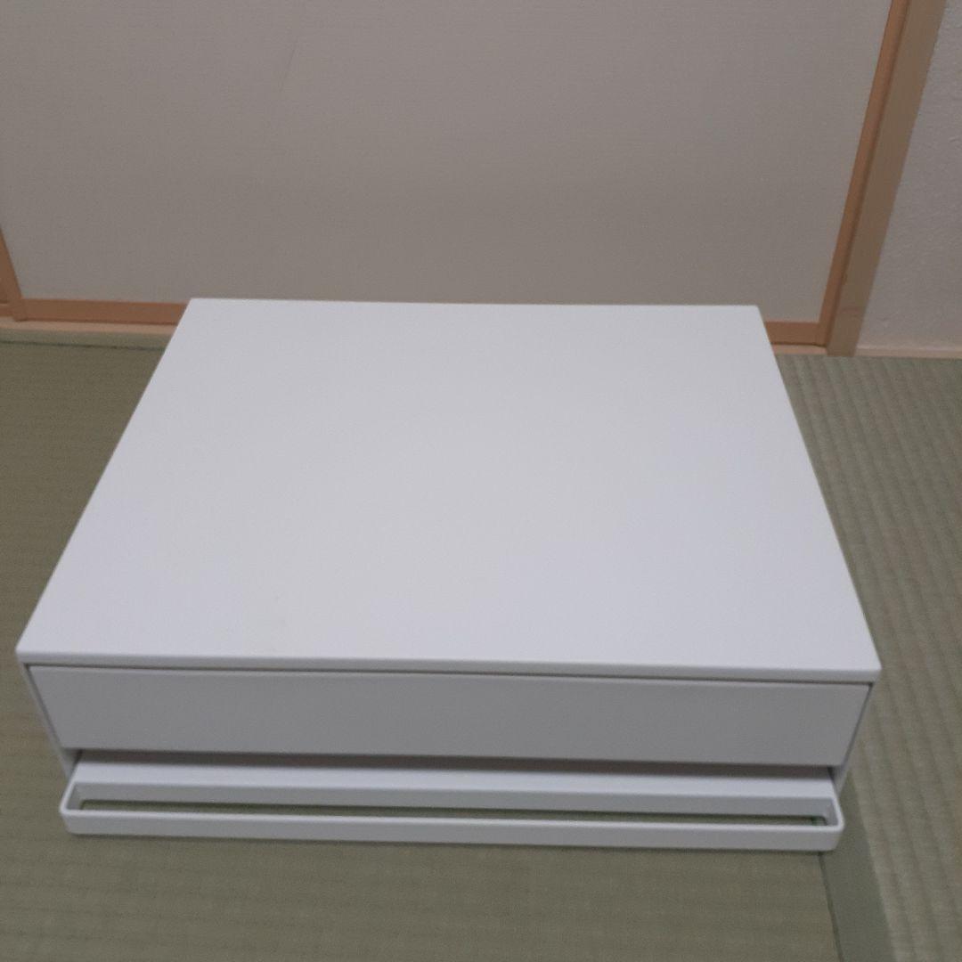 k*n様 山崎実業 ツーウェイ キッチン家電下引出し＆スライドテーブル