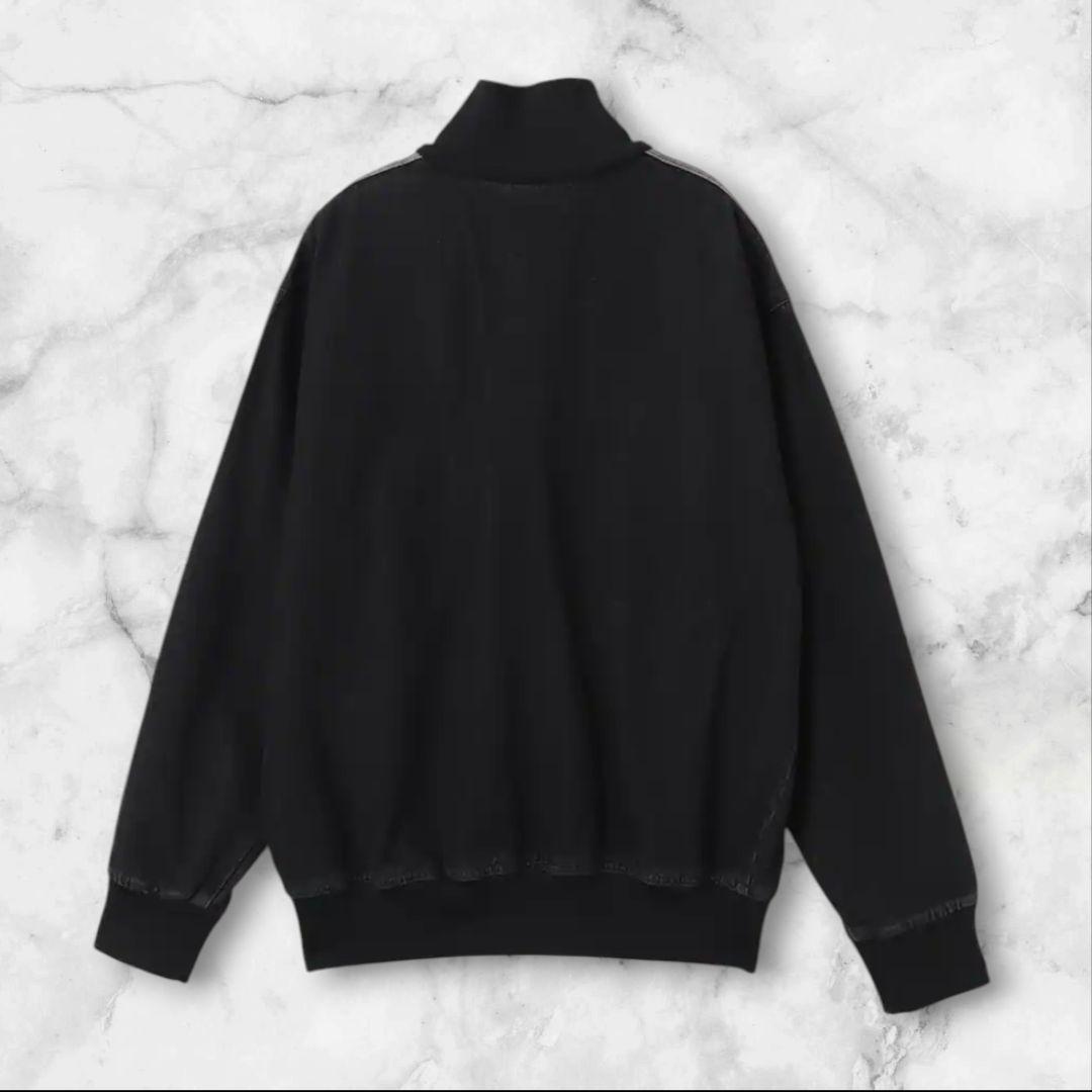 L アディダス ファイヤーバード トラックトップ ブラック デニムジャケット黒