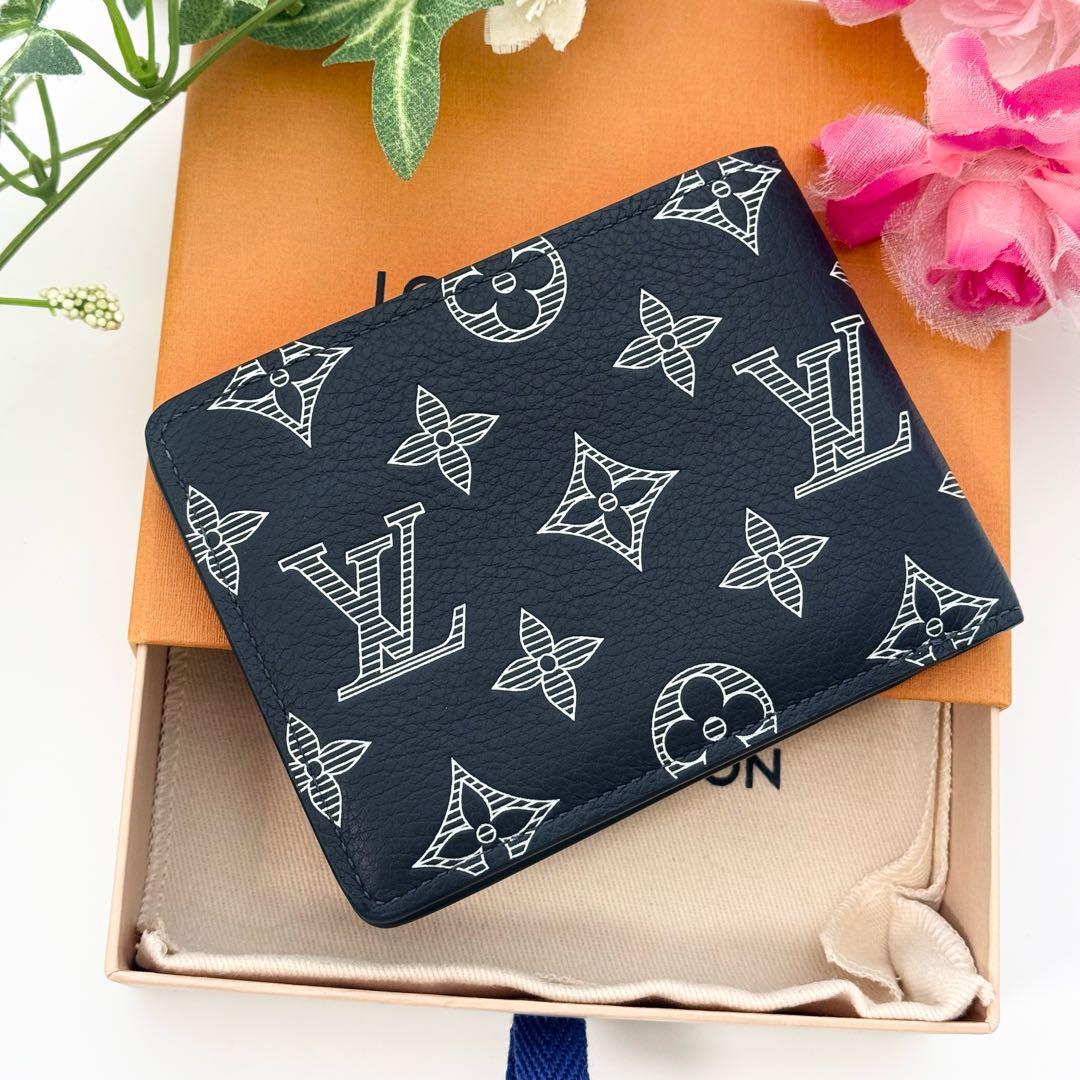 超極美品 IC内蔵✨ルイヴィトン モノグラム シャドウ ミュルティプル マリーヌ