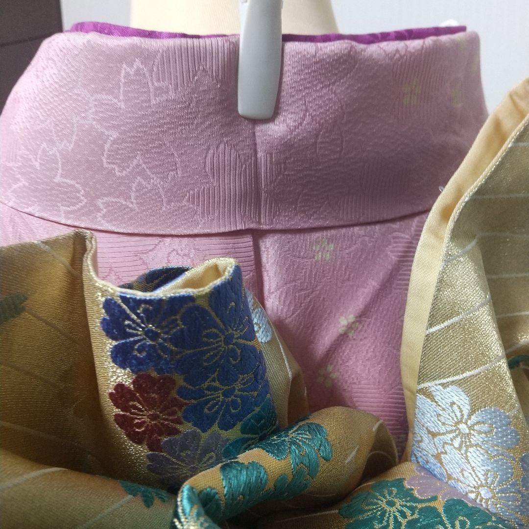 桜色の振袖 菊花紋様