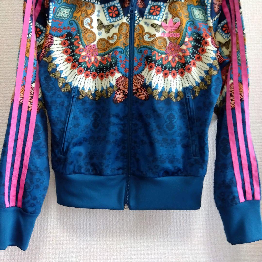 極美品 アディダス ファーム カンパニー 花 蝶々 総柄 トラックジャケット L