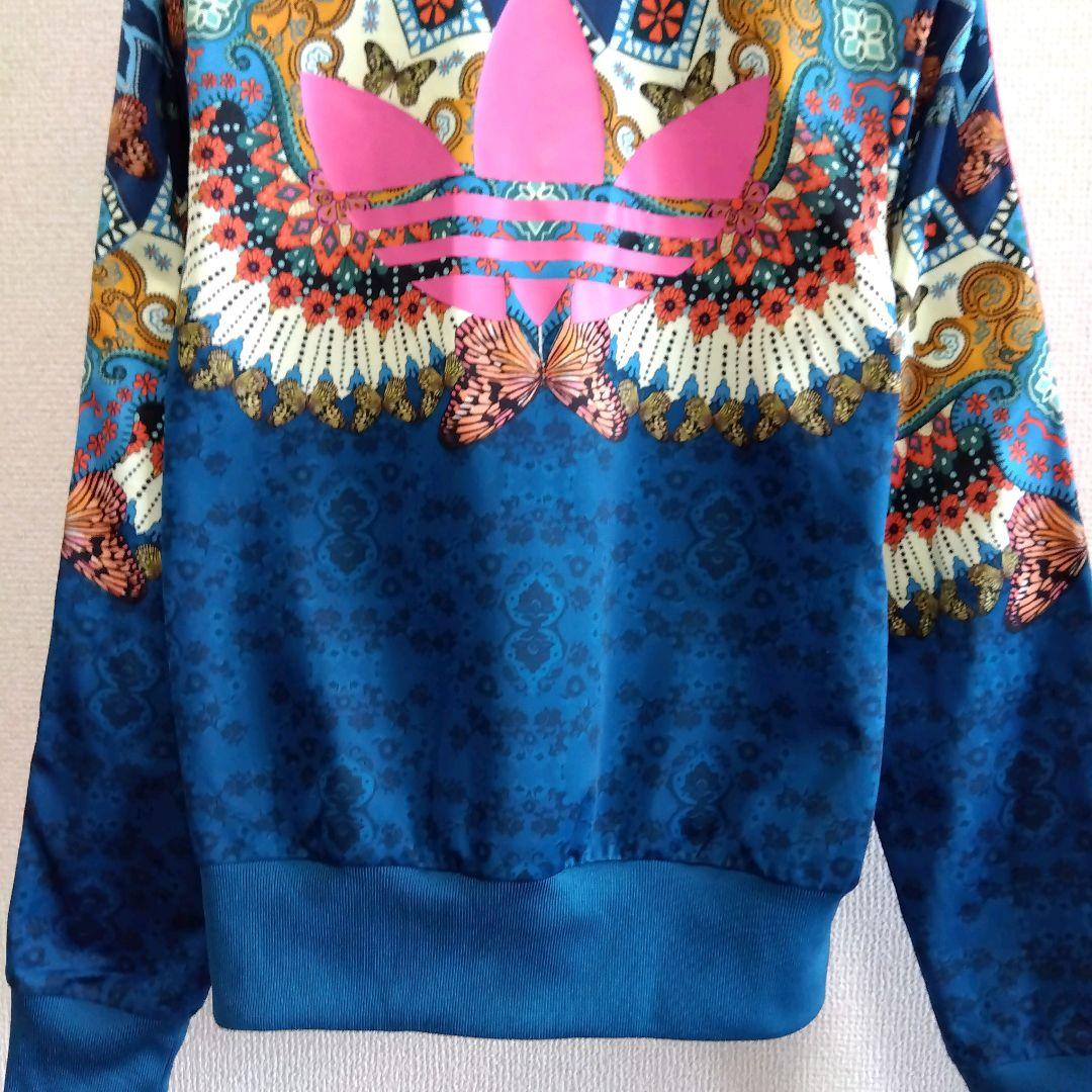 極美品 アディダス ファーム カンパニー 花 蝶々 総柄 トラックジャケット L