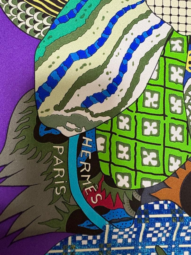 新品未使用　エルメス　スカーフ