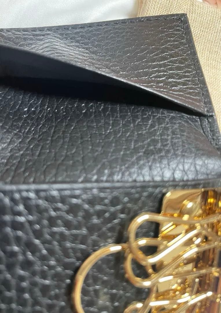 ☆*☆様 新品、未使用❤️GUCCI❤️ GGパターン キーケース ブラック/ベ