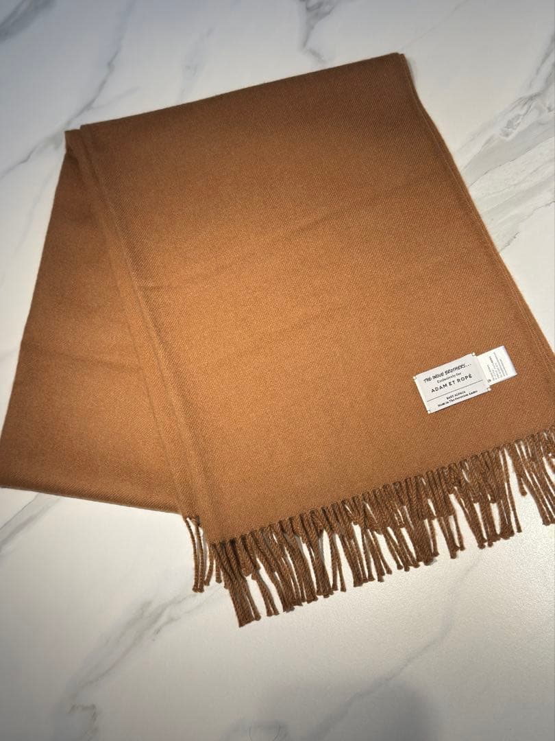 アダムエロペ×イノウエブラザーズ　大判ストール　マフラー　アルパカ