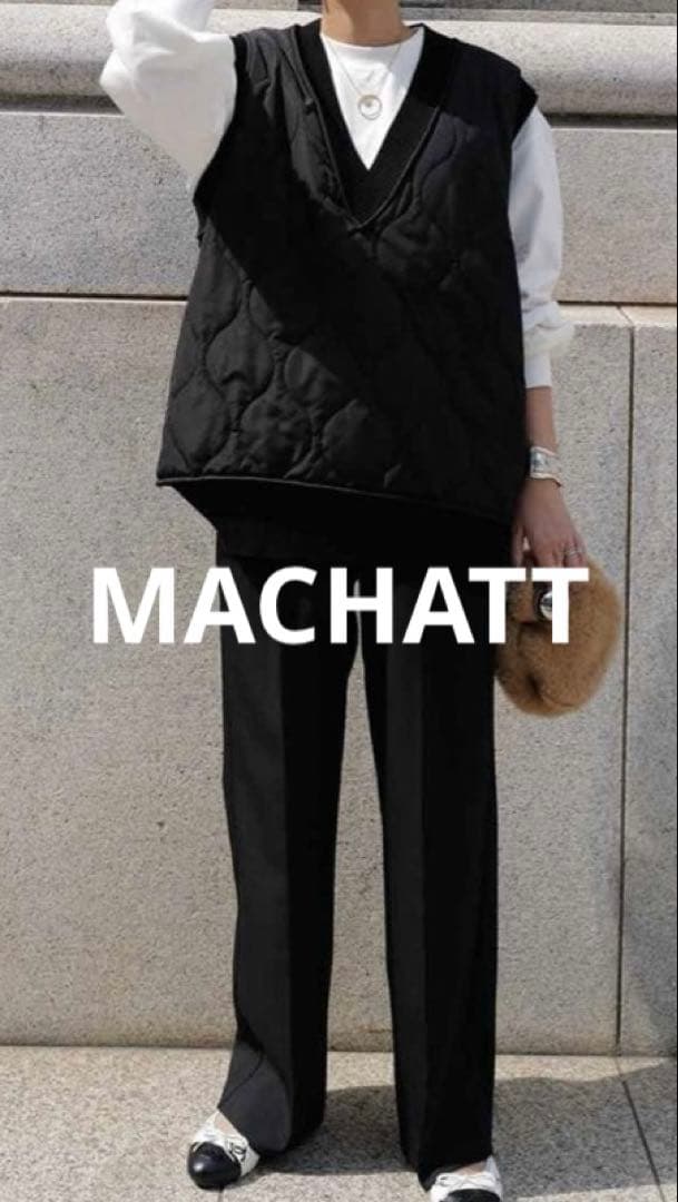 新品タグ付き★MACHATT キルティングベスト