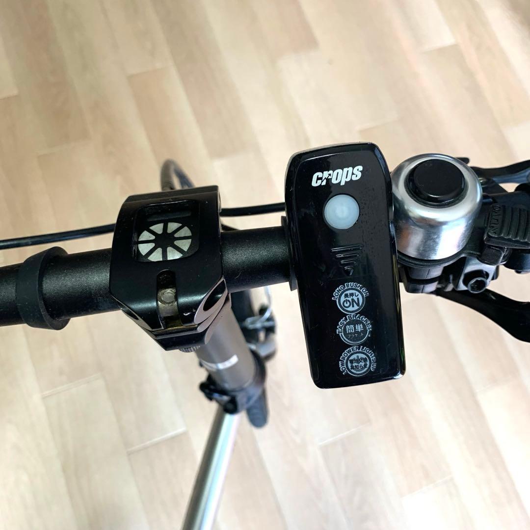 【最終価格】ダホンK3 シルバー 折りたたみ軽量自転車