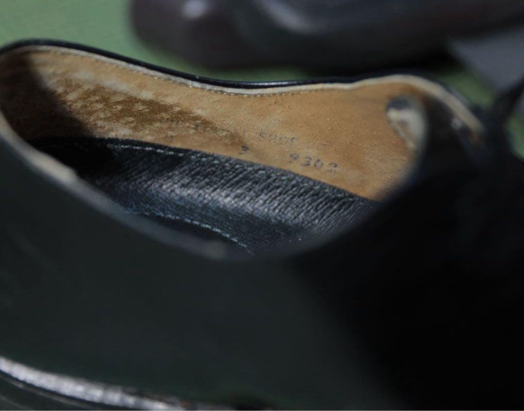 80s サービスシューズ size8 1/2ほど ミリタリー 古着 ヴィンテージ