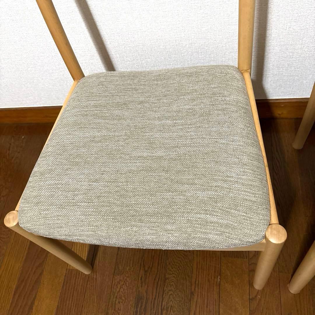 【美品】ニトリ ダイニングチェア C-07 ２脚セット