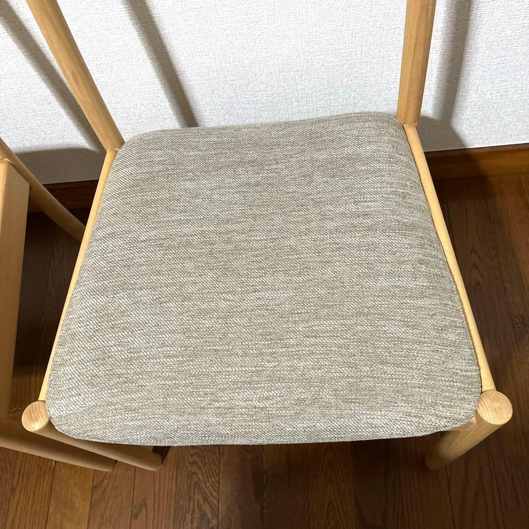 【美品】ニトリ ダイニングチェア C-07 ２脚セット