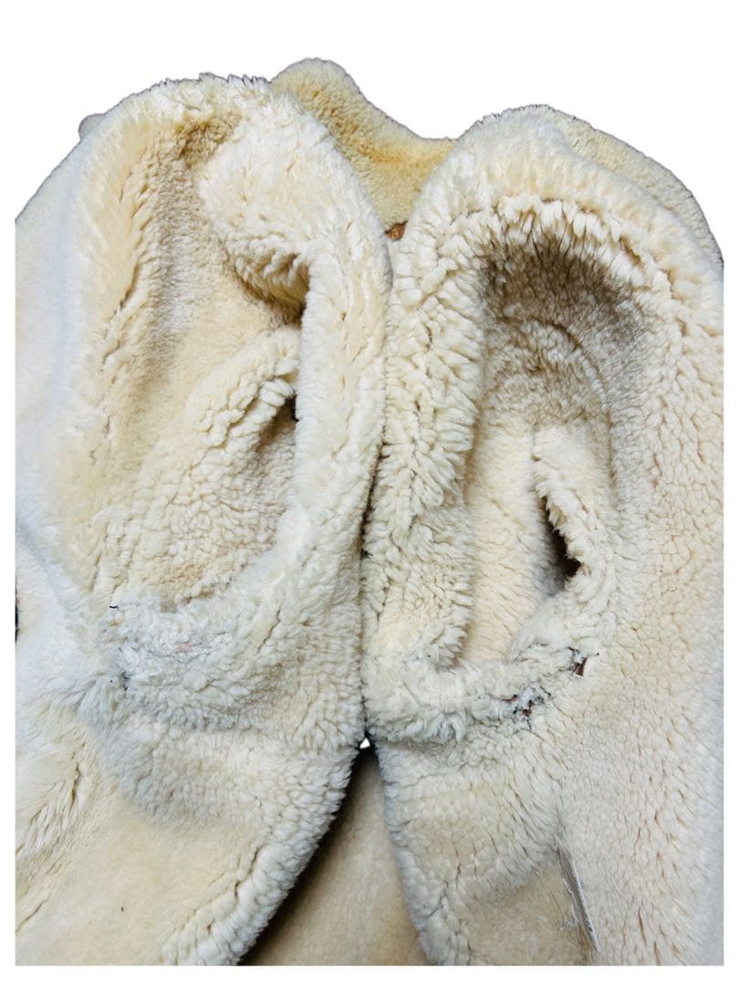 B-3 ムートンジャケット シープスキン ボアブルゾン L フライトジャケット