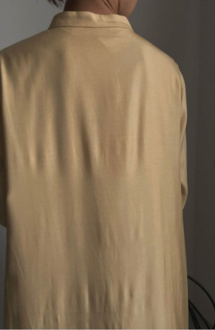 新品タグ付き 3箇所汚れあり AMERI UNDULATE VEIL DRESS